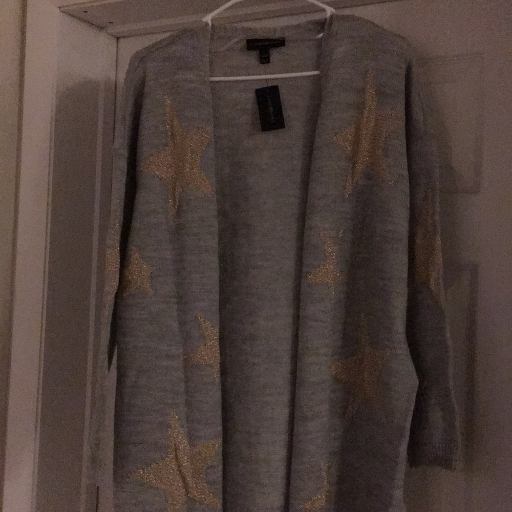 Lane Bryant Grey cardigan LS no buttons